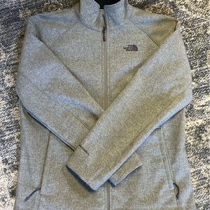 The North Face Heather Gray Full-Zip Jacket